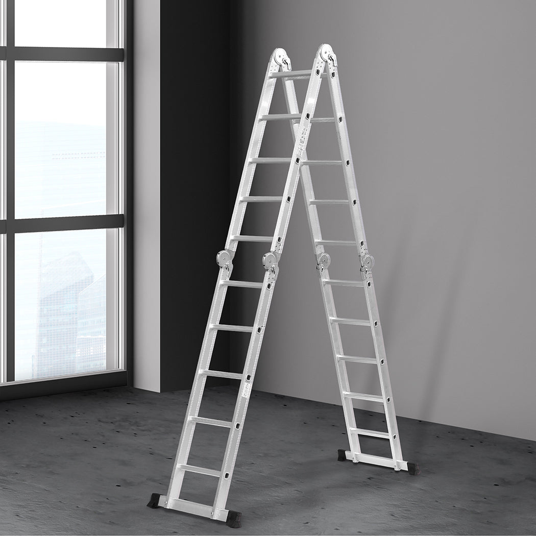 Traderight Multi Purpose Ladder Aluminium