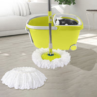 Cleanflo Spin Mop Bucket Set 360? Spinning Green