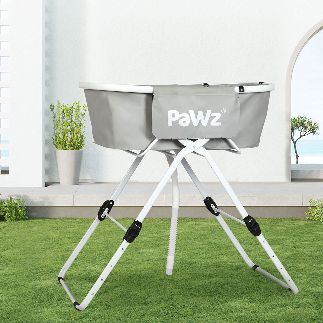 PaWz Pet Bathtub Adjustable Height Folding