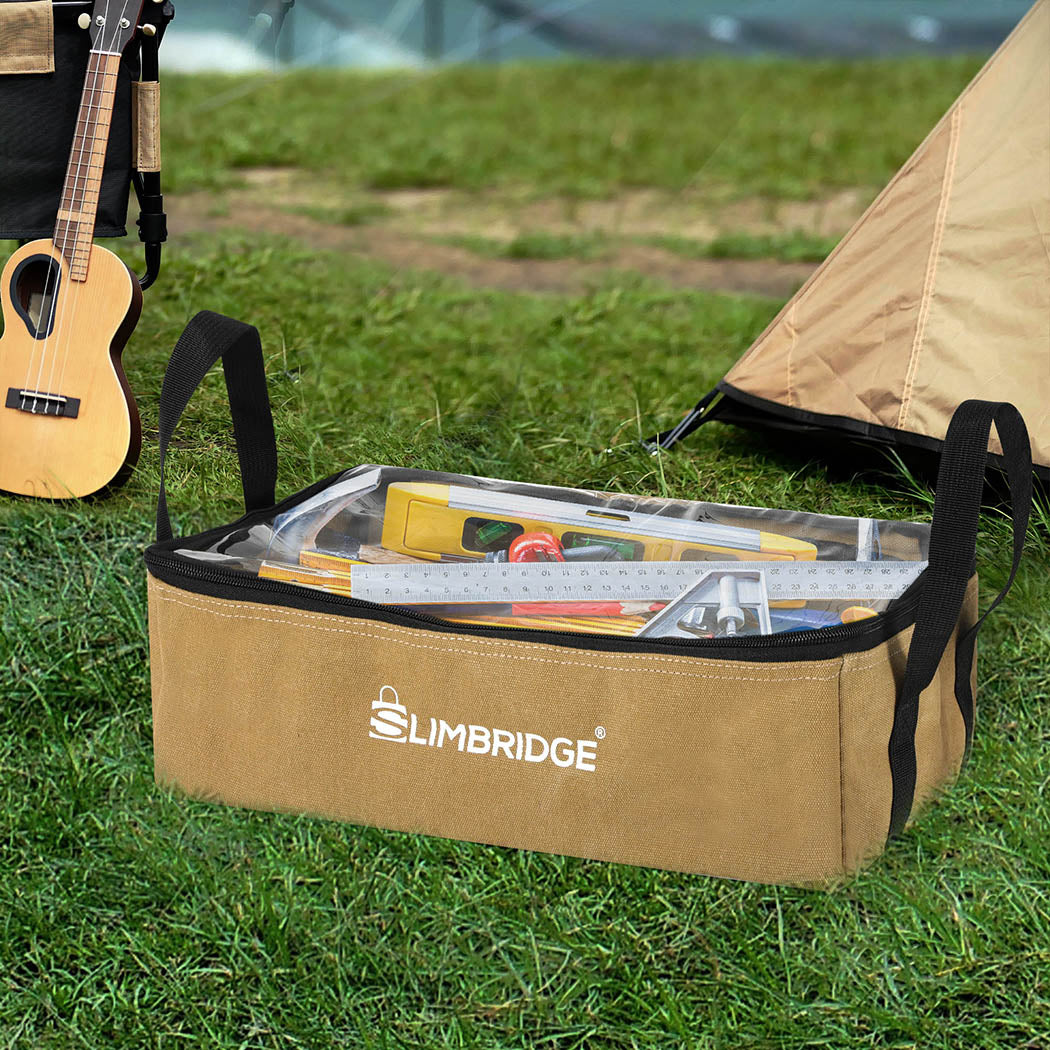 Slimbridge 3PCS Camping Canvas Storage Khaki