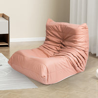 Levede Accent Sofa Floor Chair Caterpillar Pink