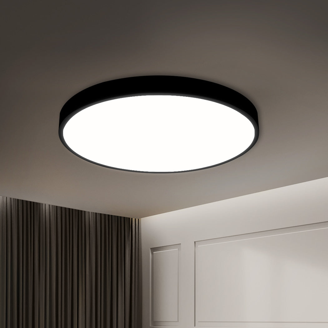 EMITTO 3-Colour Ultra-Thin 5CM LED Ceiling 60W Black