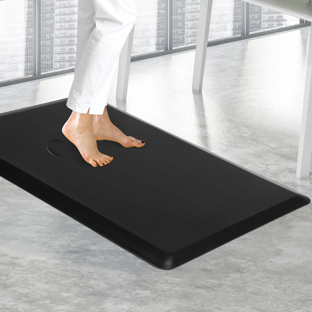 Marlow Anti Fatigue Mat Standing Desk 50x80cm Black Medium