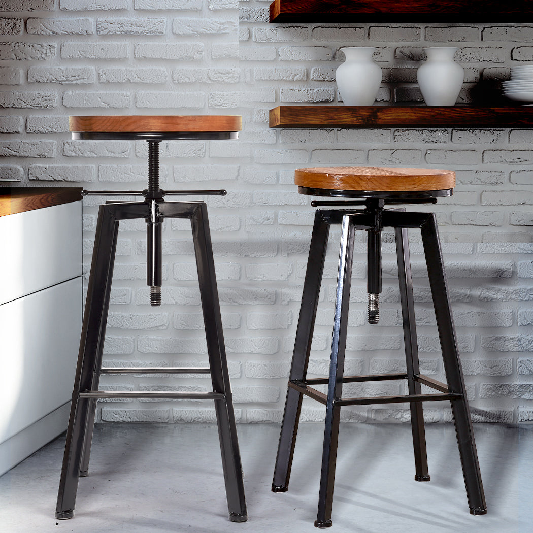 Levede Bar Stools Industrial Kitchen