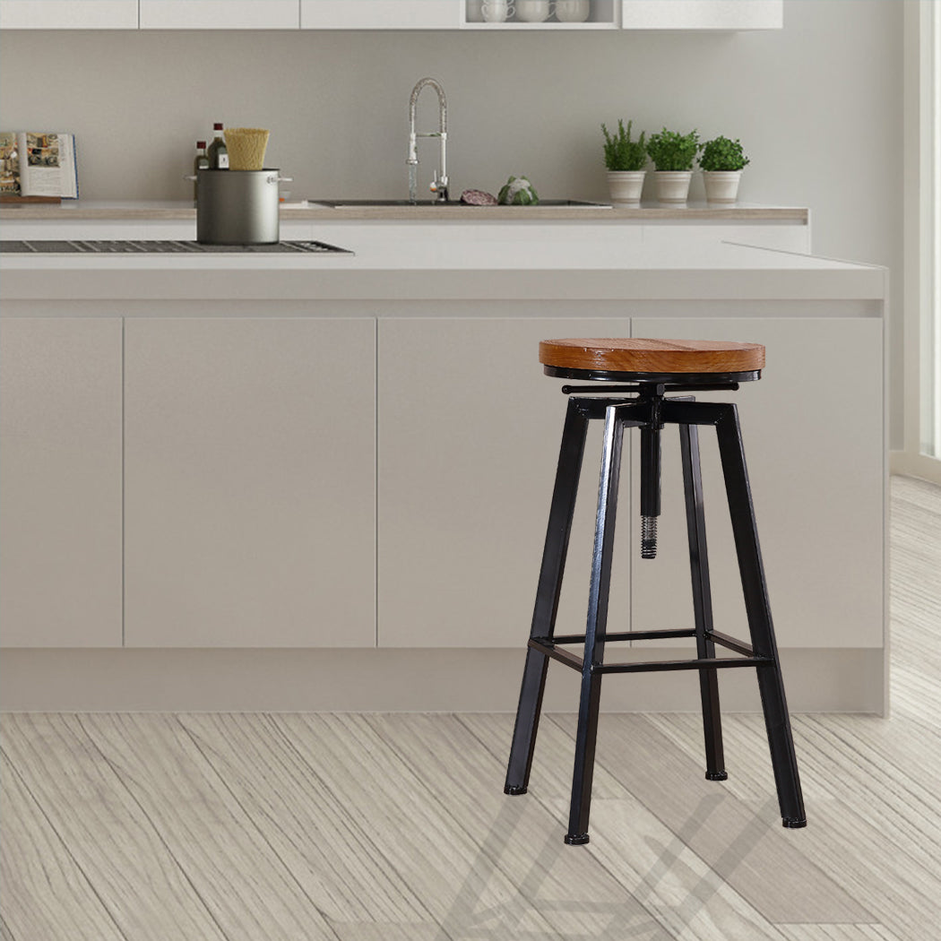 Levede Bar Stools Industrial Kitchen