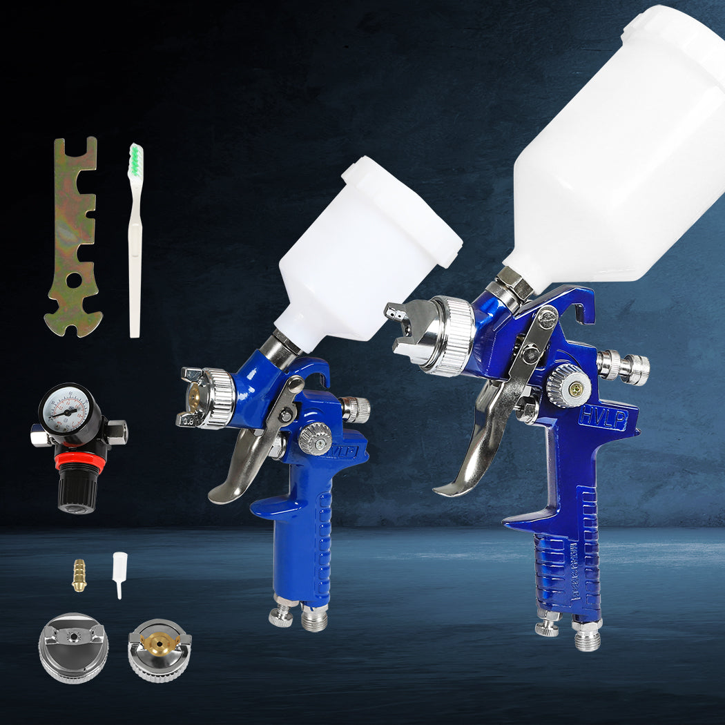 Traderight 2PC HVLP Air Spray Gun Kit