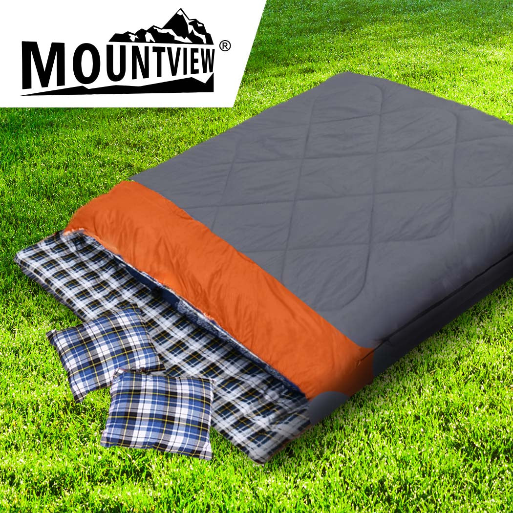Mountview Double Sleeping Bag Bags Outdoor
