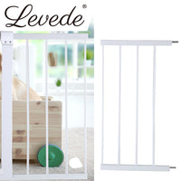 Levede Baby Safety Gate Adjustable Pet White 30cm Extension