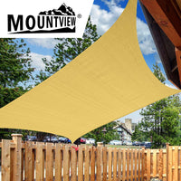 Mountview Sun Shade Sail Cloth Canopy Sand 180