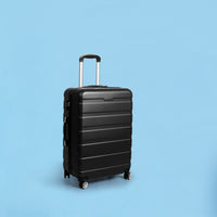 Slimbridge 20" Carry On Luggage Case Black 20 inch