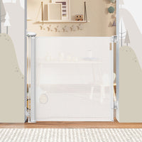 BoPeep Retractable Baby Safety Gates 150cm White 150 cm