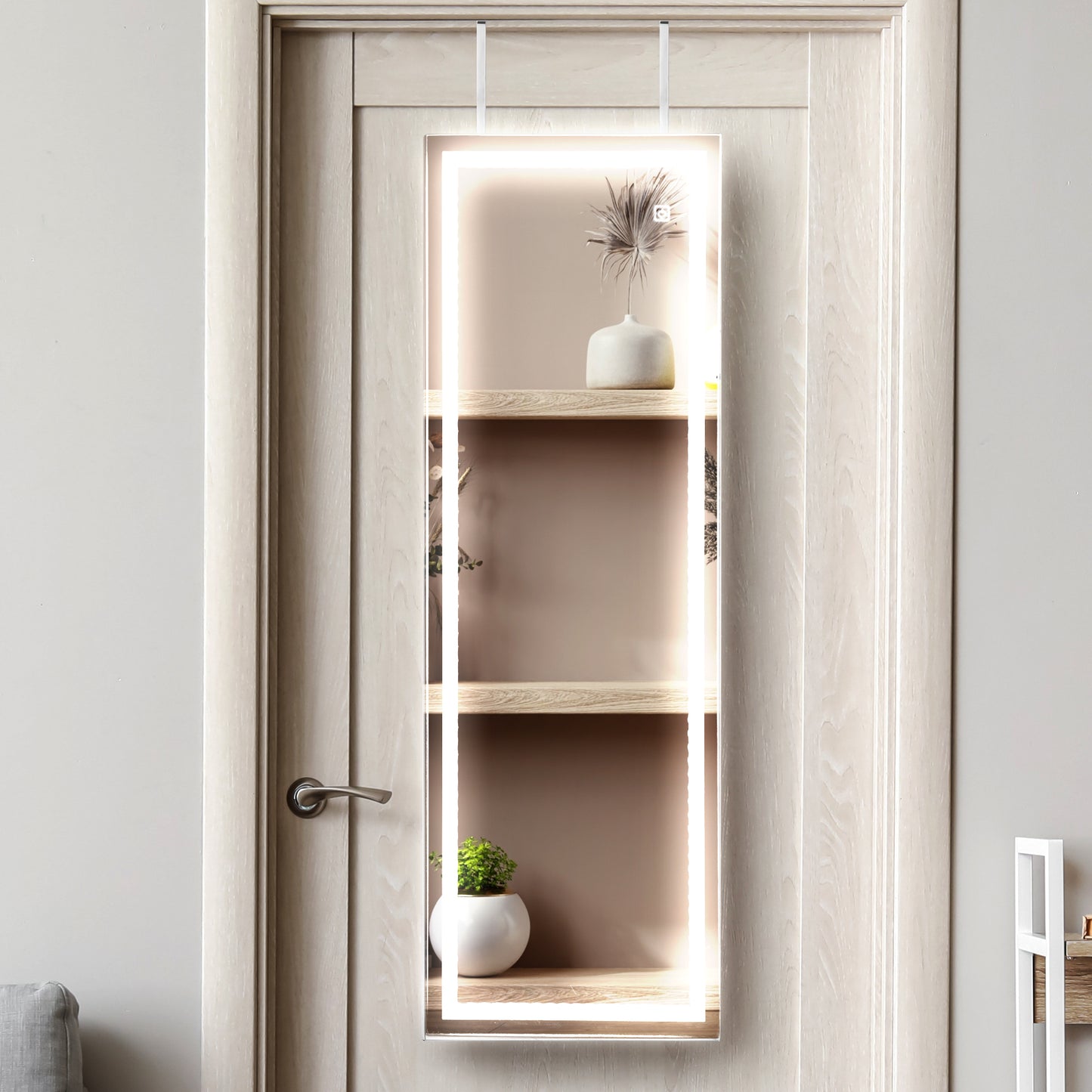 Levede Mirror Jewellery Cabinet Touch