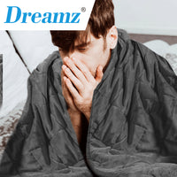 DreamZ 9KG Adults Size Anti Anxiety Grey Double