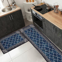 Marlow 2x Kitchen Mat Floor Rugs Area 45x180cm