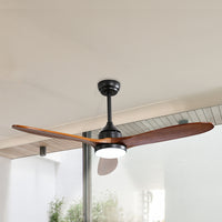 Spector 52'' Ceiling Fan DC Motor LED Walnut