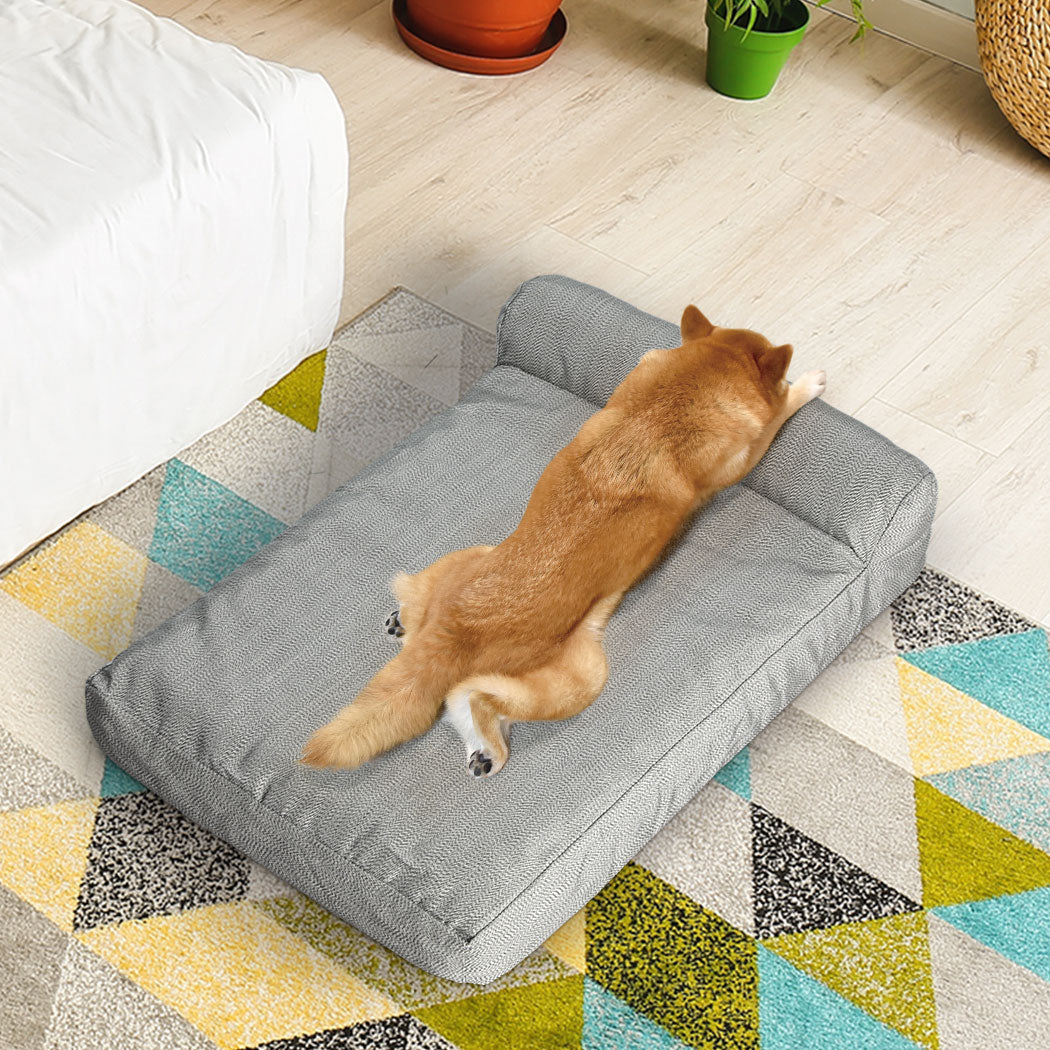 PaWz Pet Bed Chew Proof Memory Foam L Large