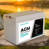 12V 135Ah AGM Battery Outdoor Rv Marine