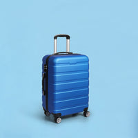 Slimbridge 20" Carry On Luggage Case Blue 20 inch