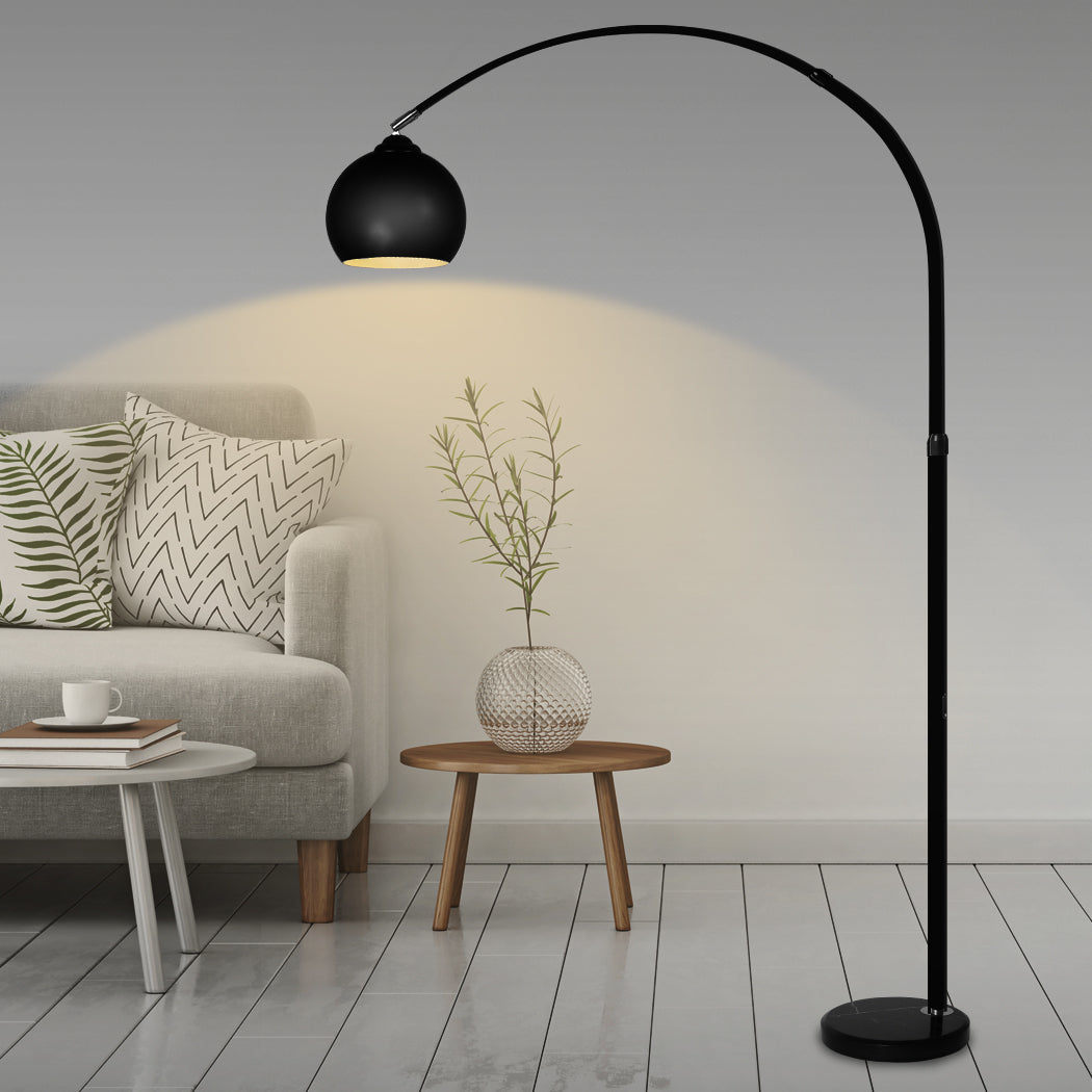 EMITTO Modern LED Floor Lamp Stand Reading Black