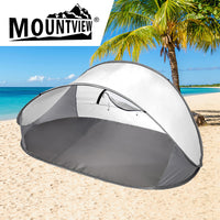 Mountview Pop Up Tent Camping Beach Grey