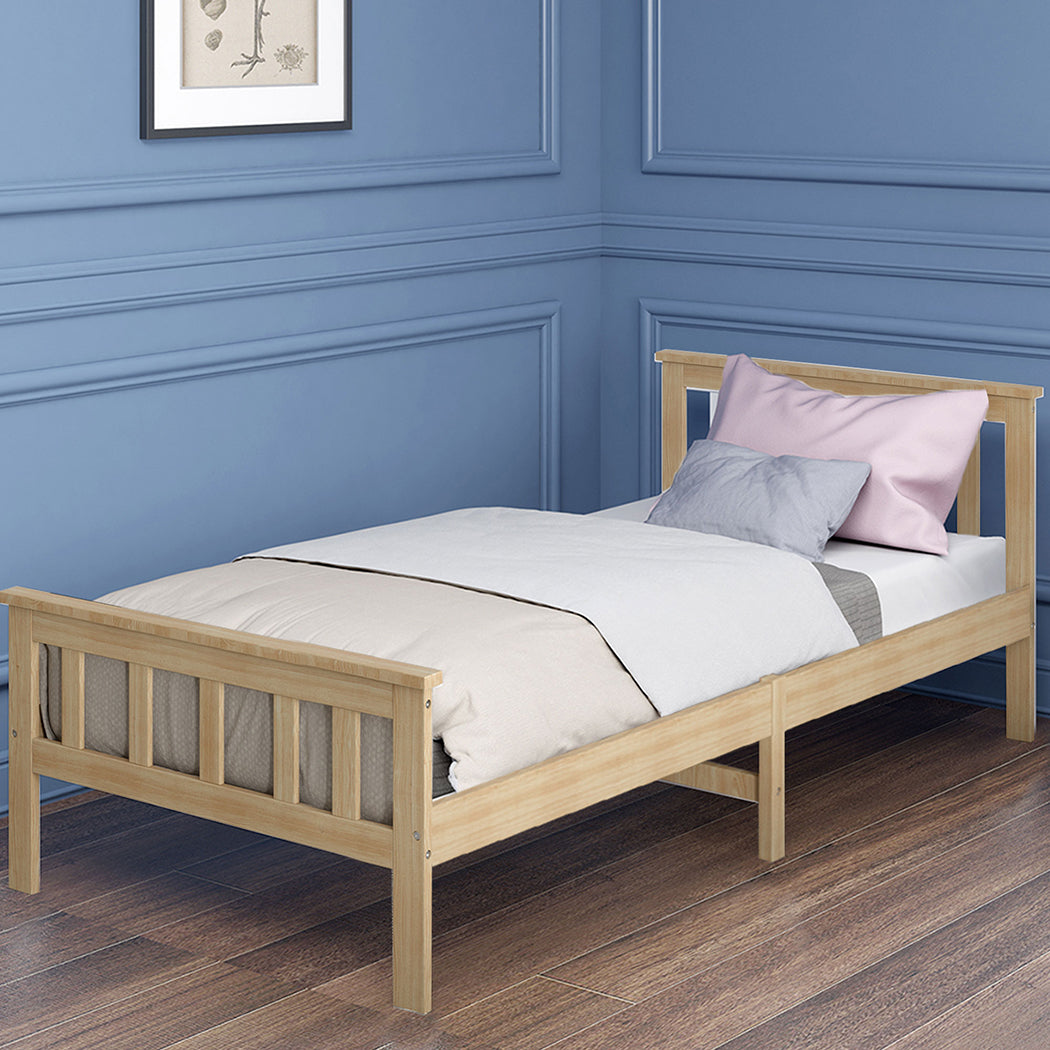 Levede Wooden Bed Frame Single Size