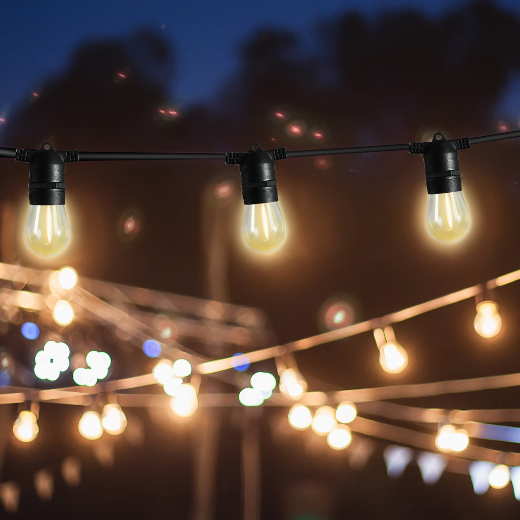 Emitto Solar LED Festoon String Lights