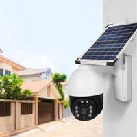 Solar Powered Security Camera Wireless White