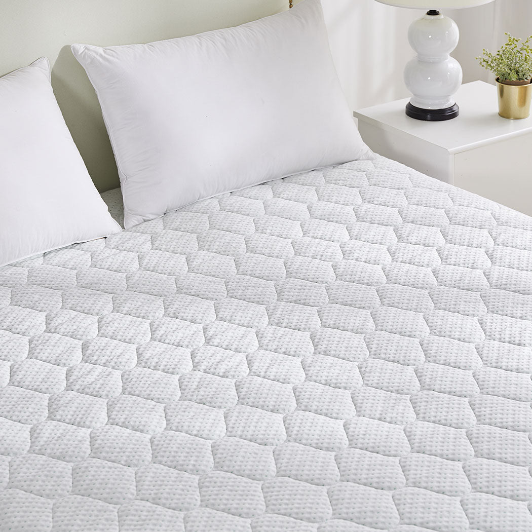 Dreamz Mattress Protector Topper Bamboo Double