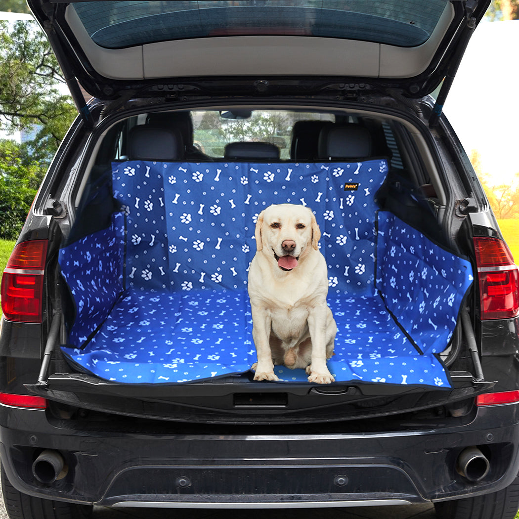 PaWz Pet Boot Car Seat Cover Hammock Blue