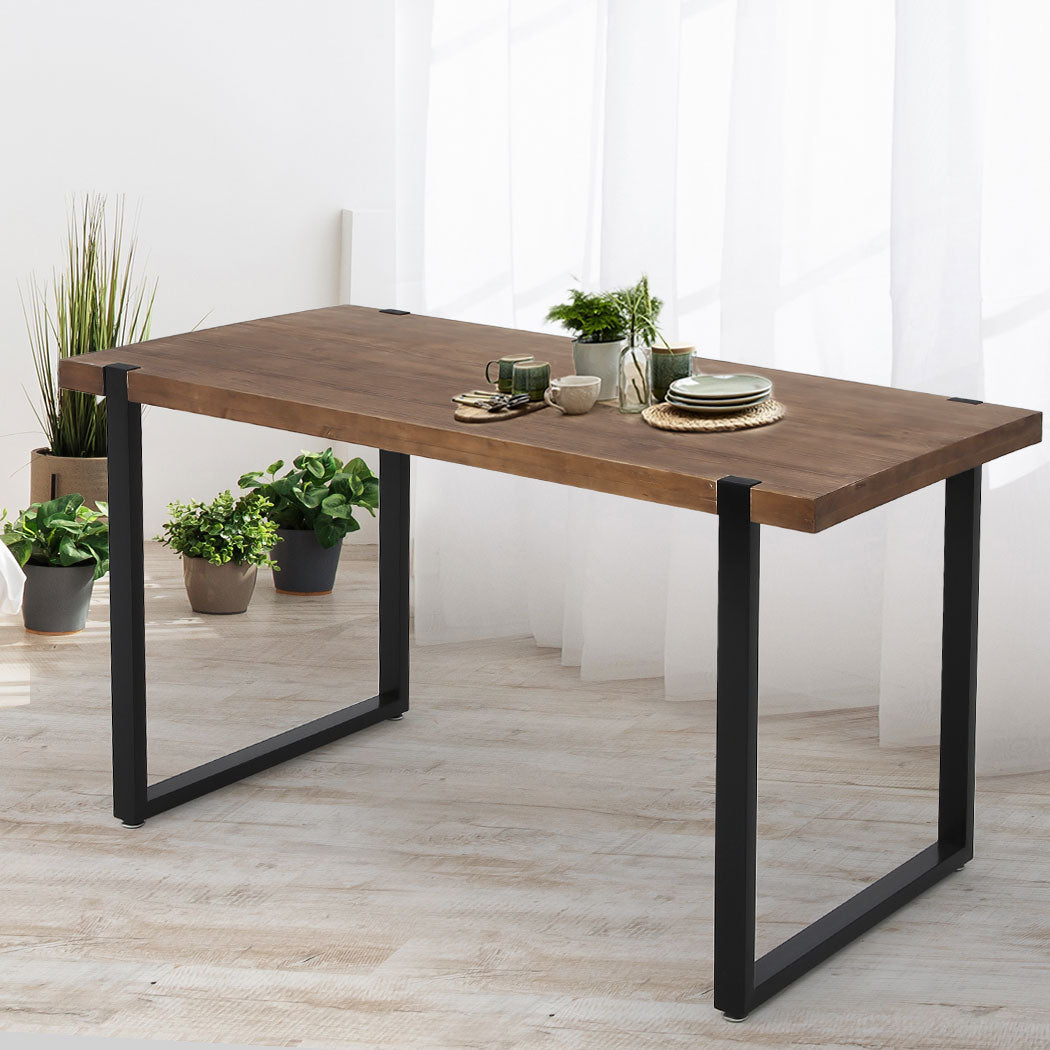 Levede Dining Table Industrial Wooden