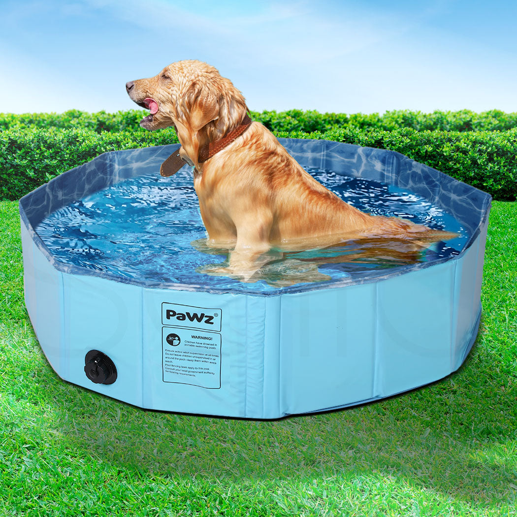 PaWz Folding Swimming Pool Dog Cat Washing M Medium