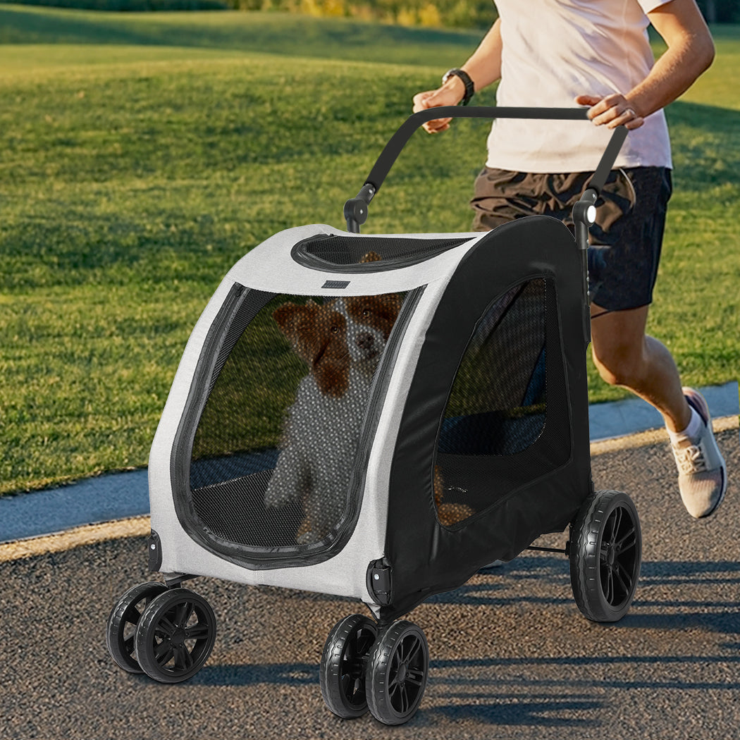 PaWz Pet Dog Stroller Pram Carrier Cat