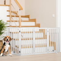 PaWz Wooden Pet Gate Dog Fence Safety White 800x 3MM