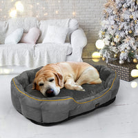 PaWz Electric Pet Heater Bed Heated XL Grey X-Large