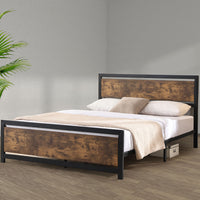 Levede Metal Bed Frame Mattress Base Queen