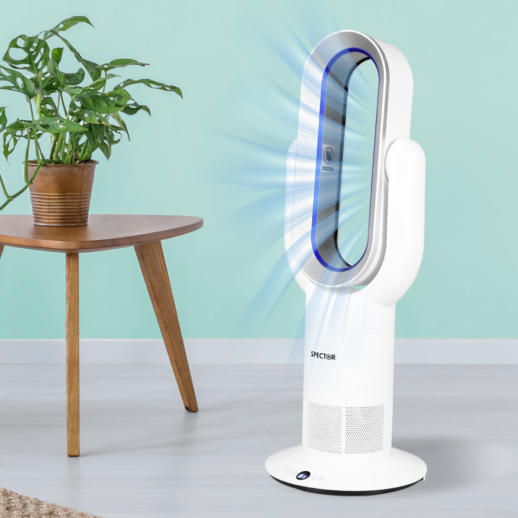 Spector Bladeless Electric Fan Cooler Blue