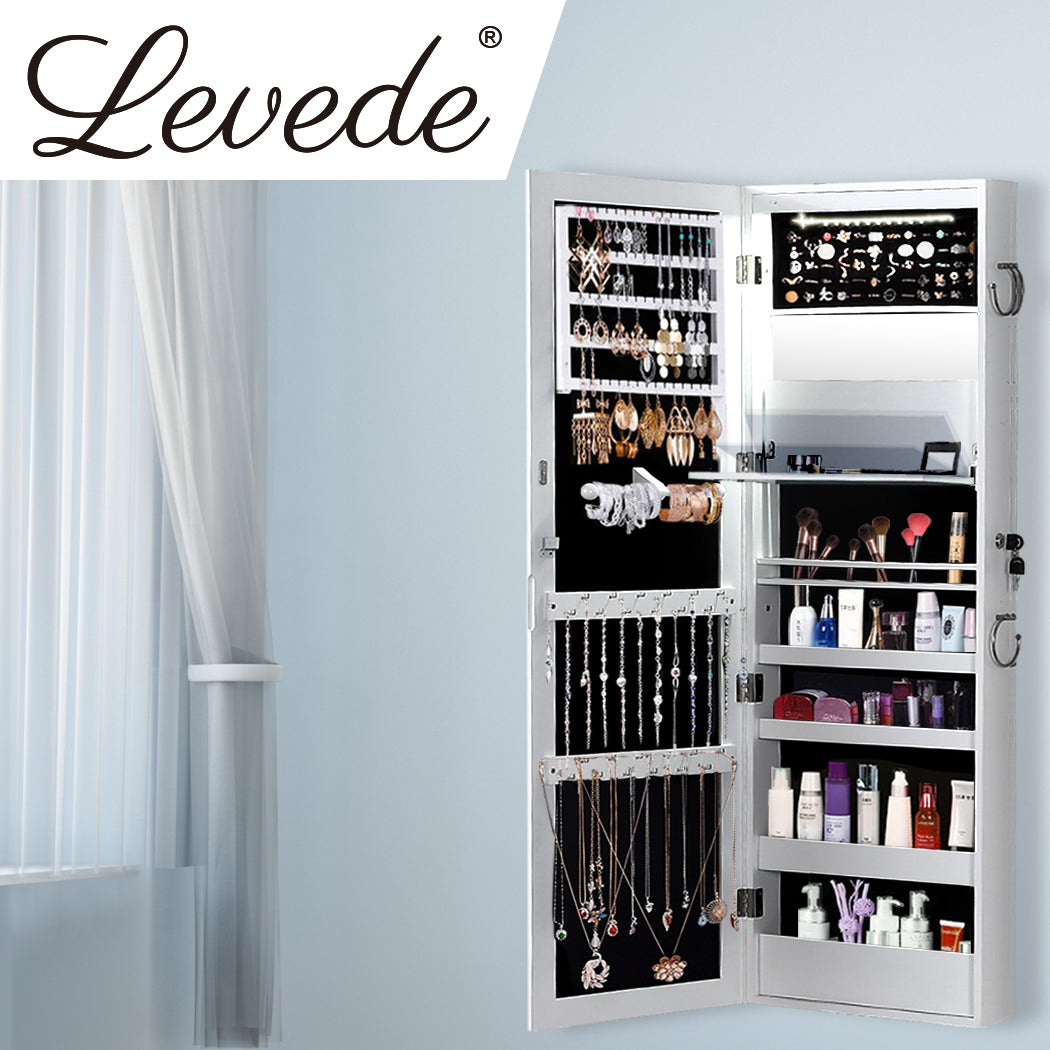 Levede Mirror Jewellery Cabinet Jewelry