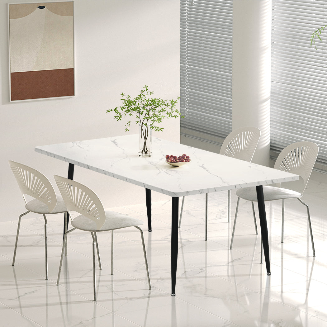 Levede Steel Dining Table 4-6 Seater 150cm