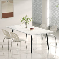 Levede Steel Dining Table 4-6 Seater 150cm