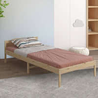 Levede Wooden Bed Frame Single Size Natural
