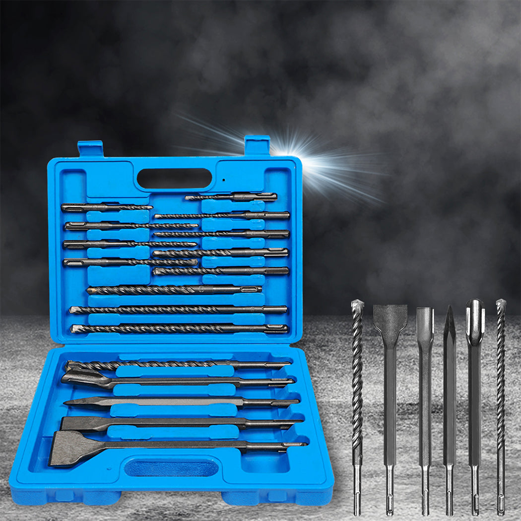 Traderight Drill Bits Set Chisel SDS