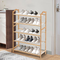 Levede Bamboo Shoe Rack Storage Wooden