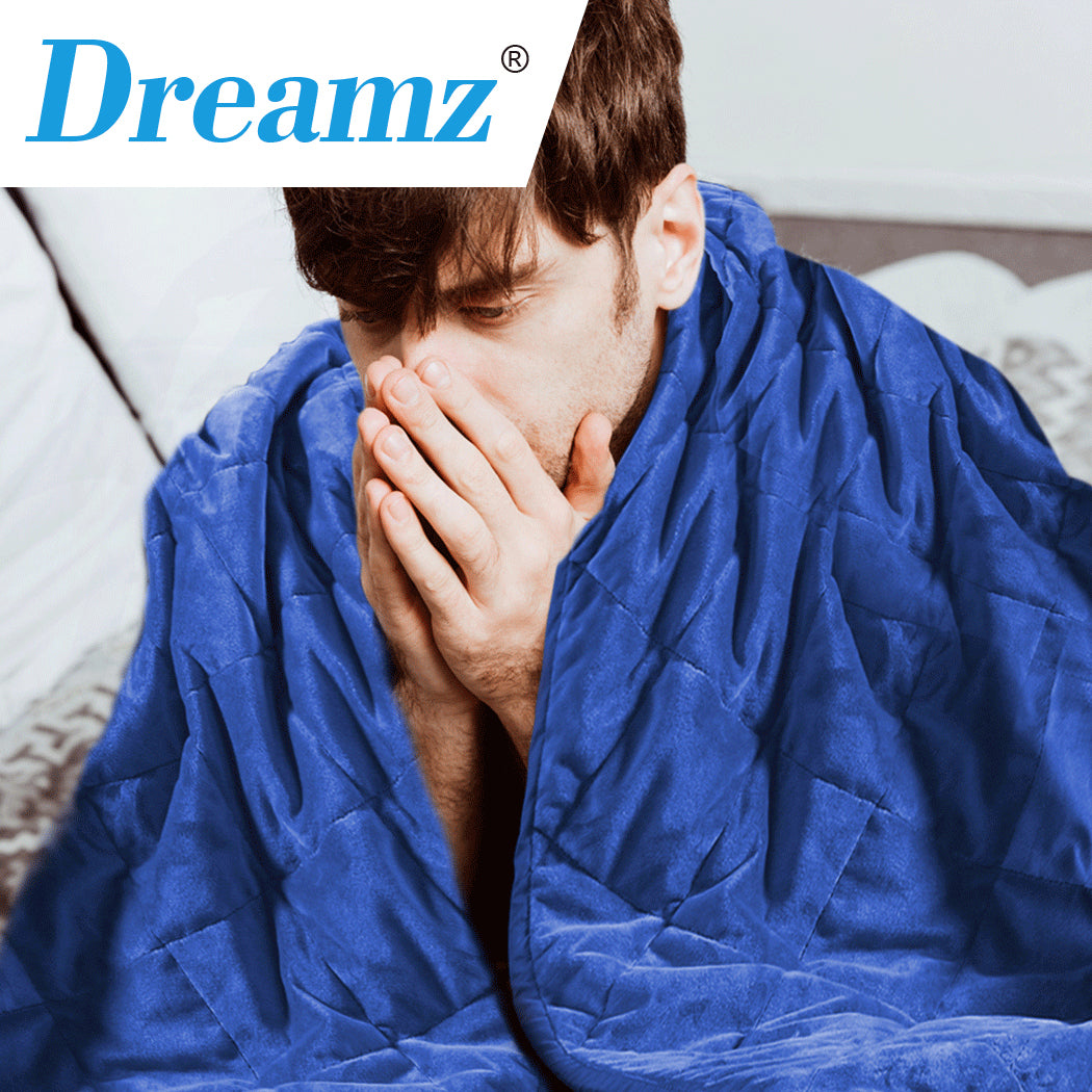 DreamZ 9KG Adults Size Anti Anxiety Blue Double