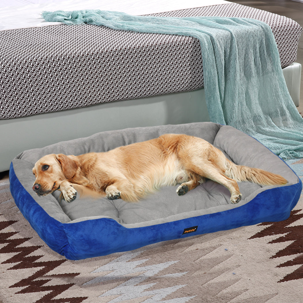 PaWz Pet Bed Dog Beds Bedding Mattress XXL Navy XX-Large