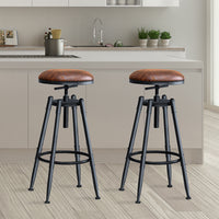 Levede 4x Bar Stools Industrial Kitchen