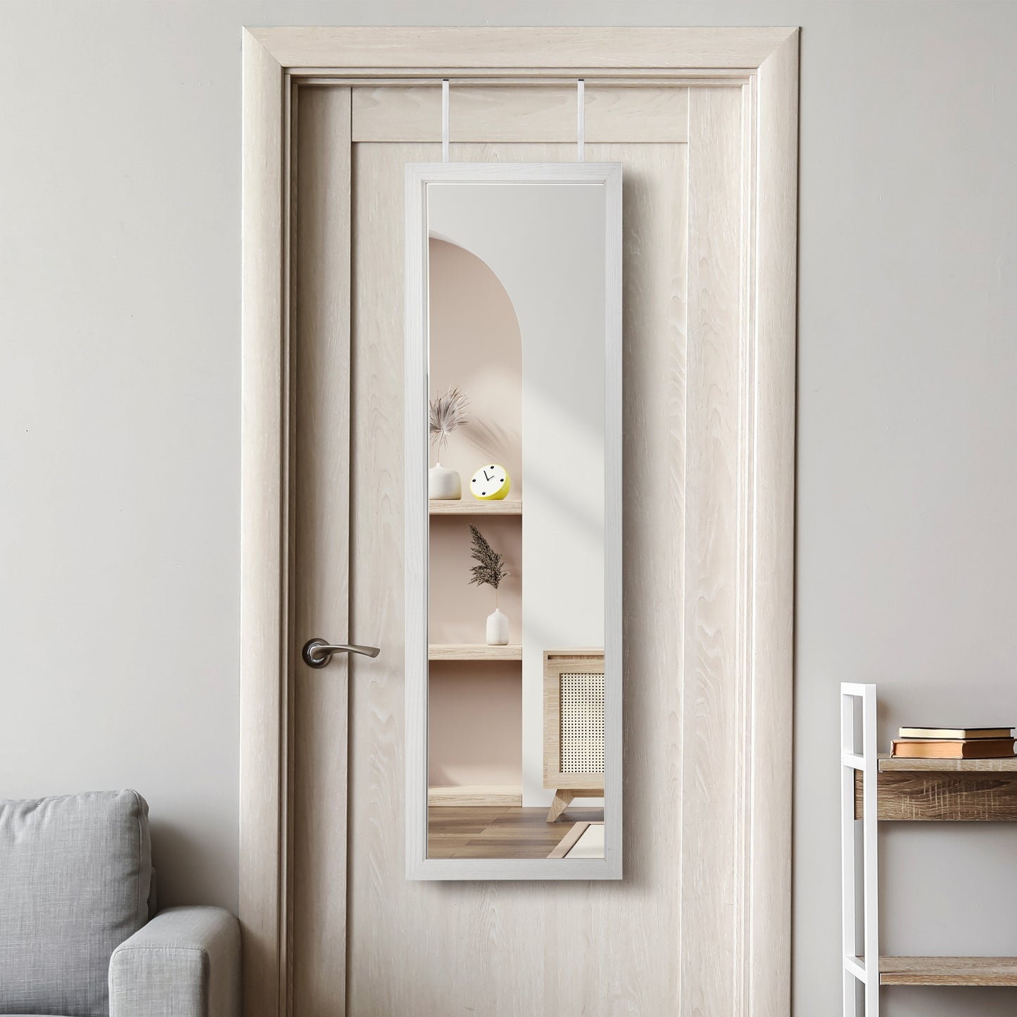 Levede Mirror Jewellery Cabinet LED