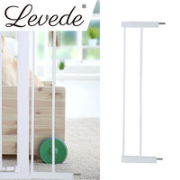 Levede Baby Safety Gate Adjustable Pet White 10cm Extension