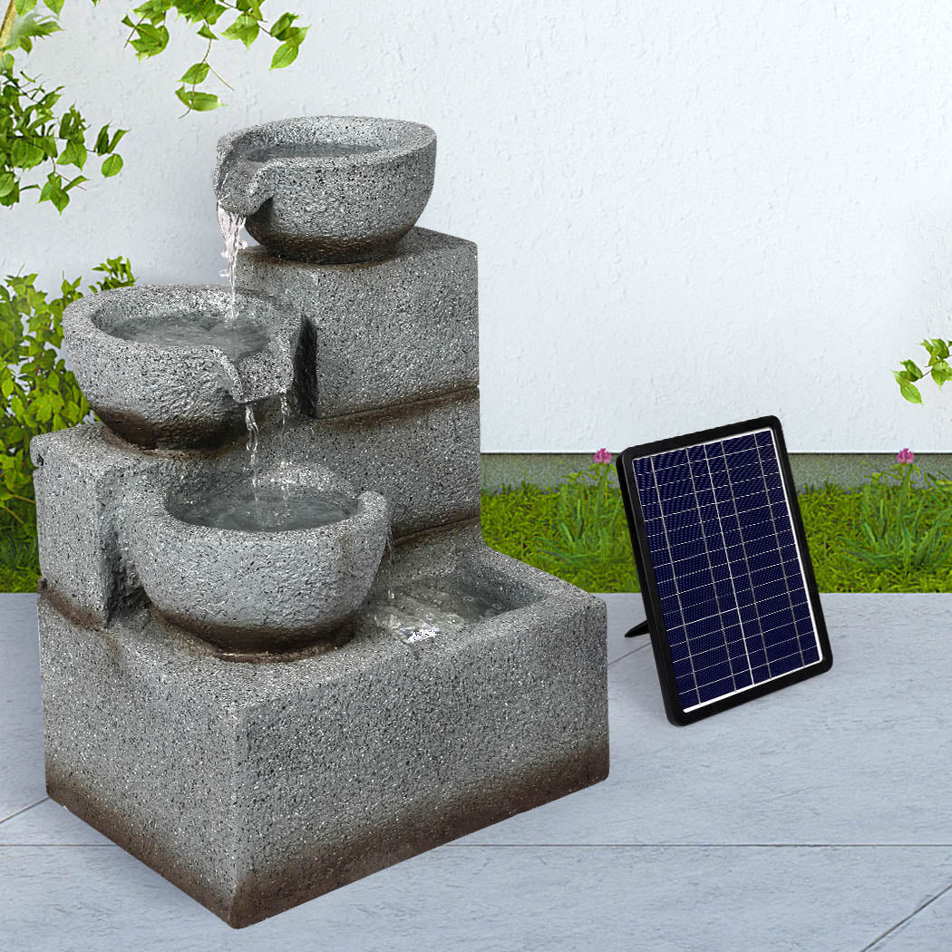 Lambu Solar Fountain Water Bird Bath