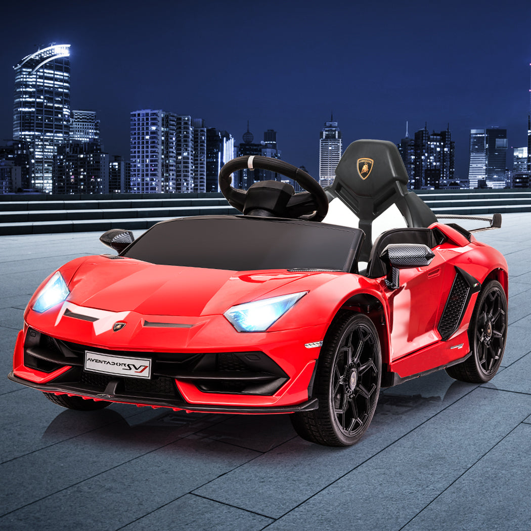 Kids Ride On Car Lamborghini SVJ Licensed Red