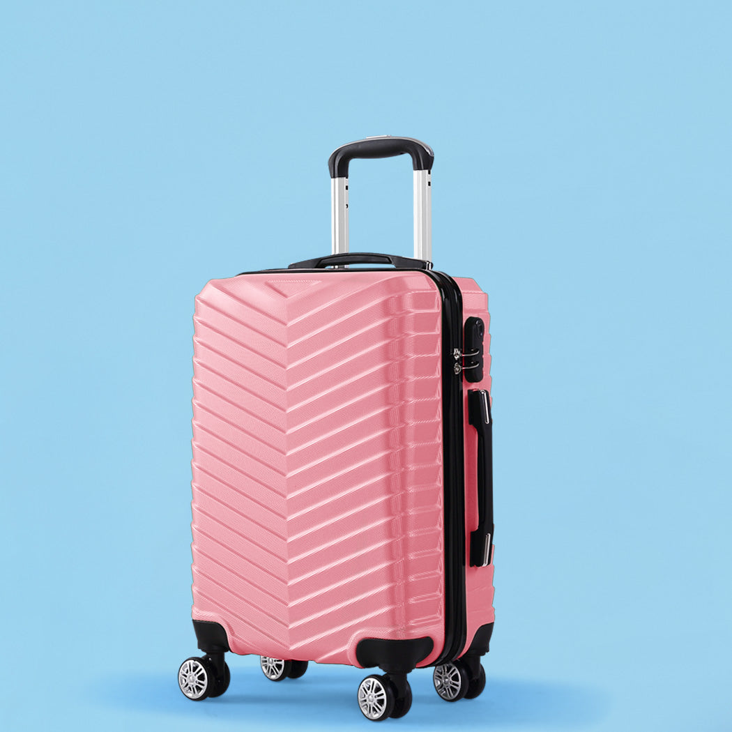 Slimbridge 28 Luggage Suitcase Travel Rose Gold 28 inch